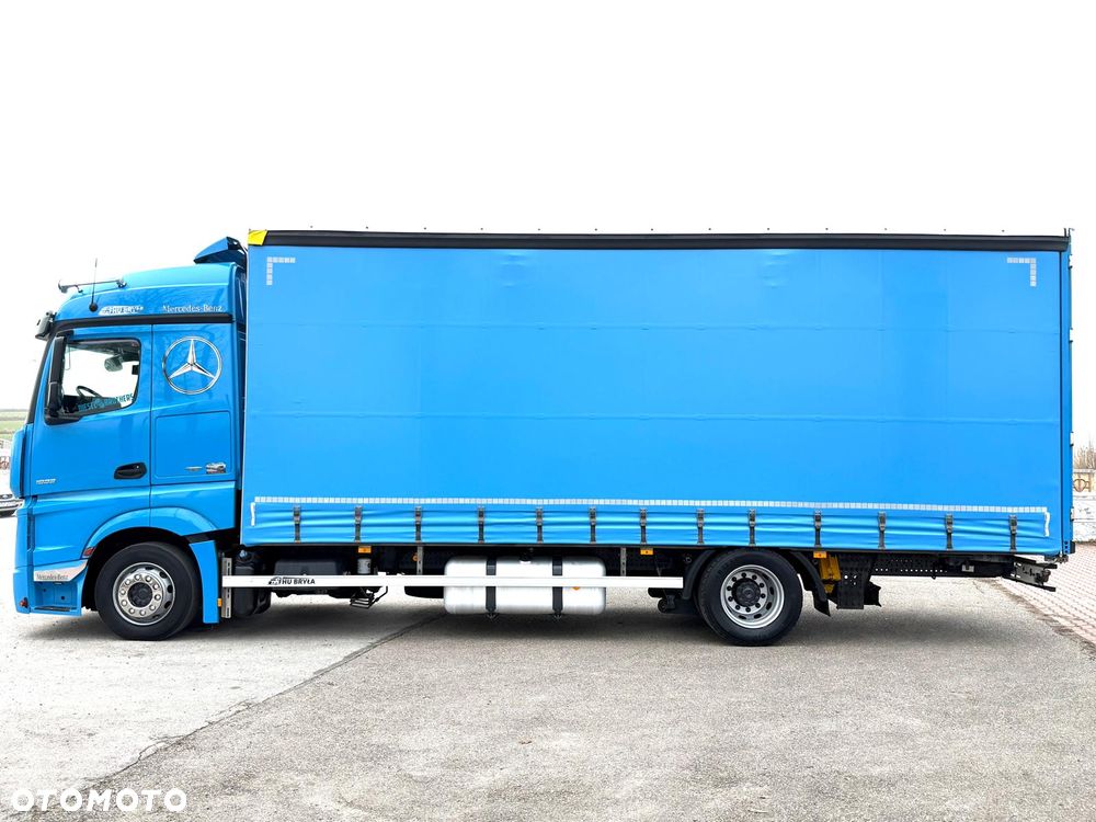 Mercedes-Benz ACTROS 1833 / FIRANKA/ WINDA / NOWY TACHOGRAF G2V2 / NOWE OPONY / 19PALET / 8TON ŁADOWNOŚCI / AUTOMAT / DUŻY SILNIK  / SYPIALKA / SERWISOWANY / 2018 / JAK NOWY  / - 11