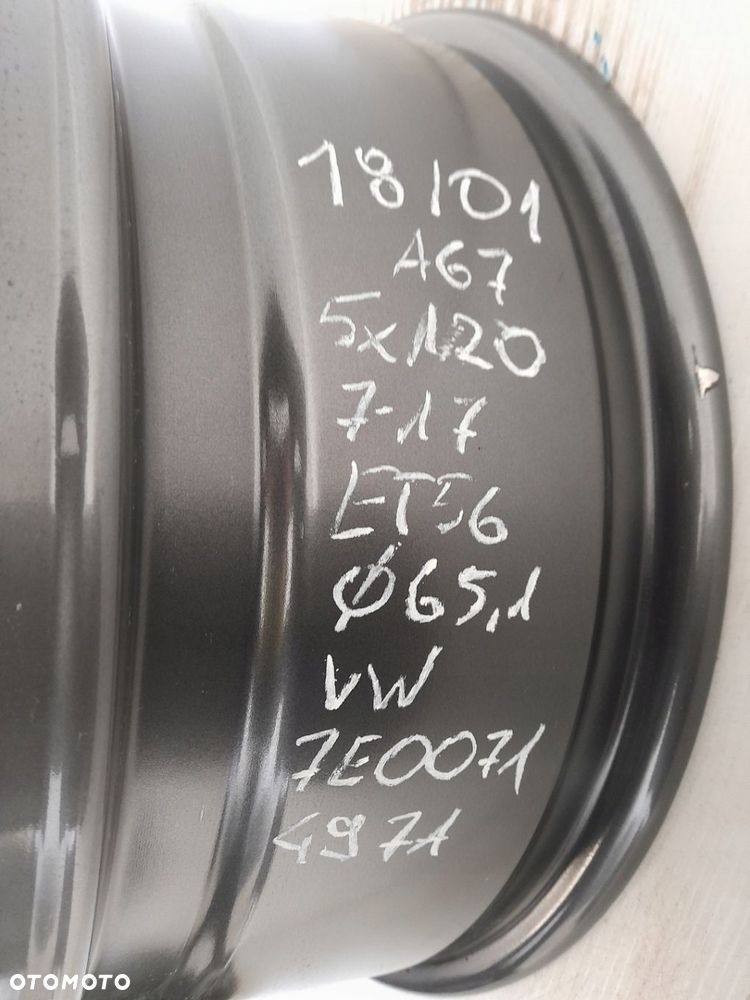 Felga aluminiowa Volkswagen OE 7E0071497A 7.0" x 17" 5x120 ET56 - 2