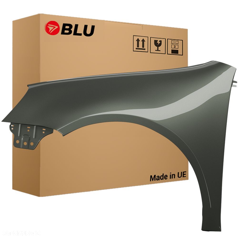 BLU Błotnik VW GOLF V 5 LA6Q lewy zielony 03-09 przód hatchback ocynk SageGreen - 1