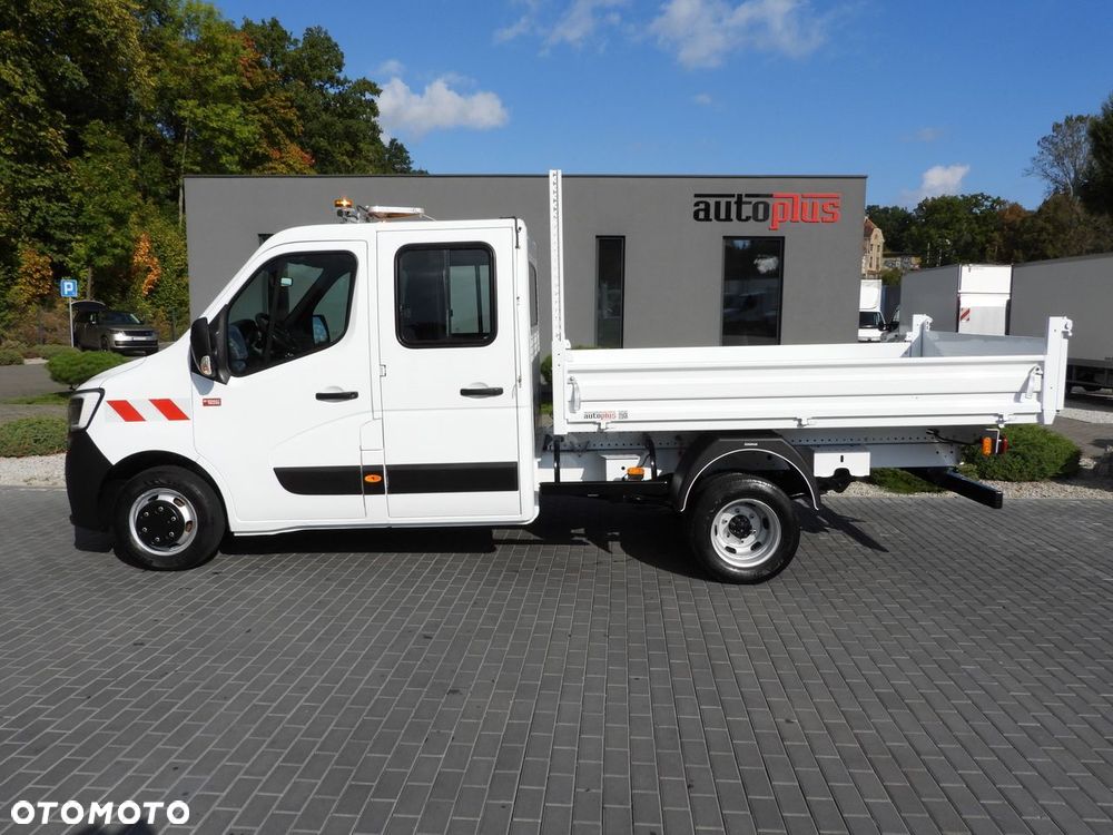 Renault MASTER WYWROTKA PODWÓJNA KABINA DOKA 6 MIEJSC TEMPOMAT LEDY BLIŹNIACZE KOŁA KLIMATYZACJA  165KM - 9