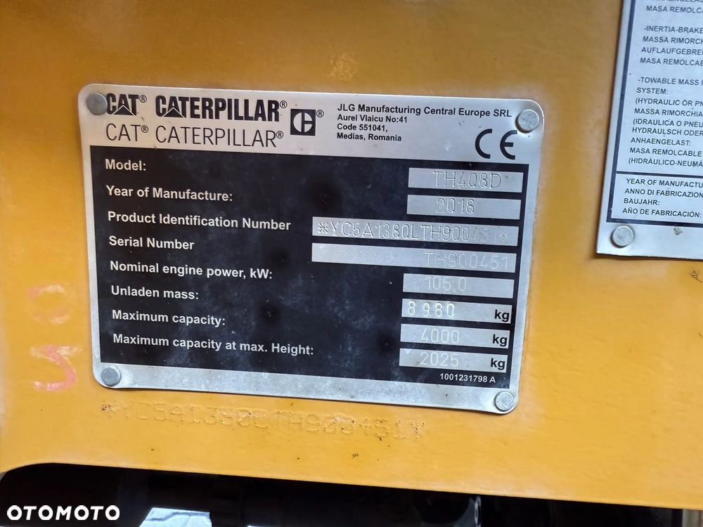 Caterpillar TH 408 D - 35