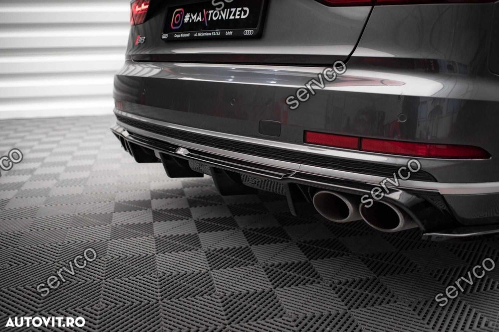 Prelungire difuzor bara spate Audi S8 A8 D5 Sline 2020- v11 Maxton - 2