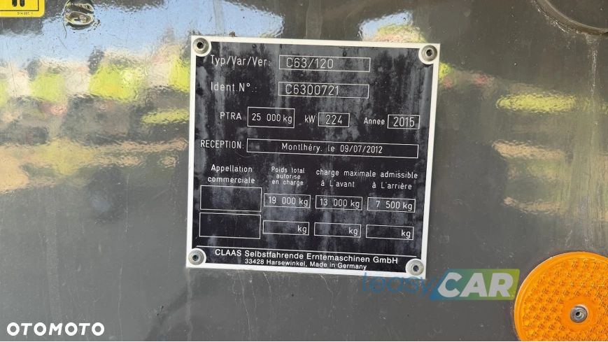 Claas Lexion 620 APS 9 000 L CMOTION Zboże Kukurydza - 5