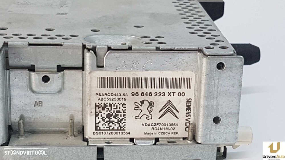 SISTEMA AUDIO / RADIO CD CITROEN C4 GRAND PICASSO SX - 4