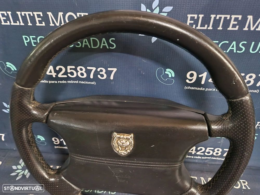 Volante usado pele com airbag 4 braços JAGUAR XJ X300 - 4