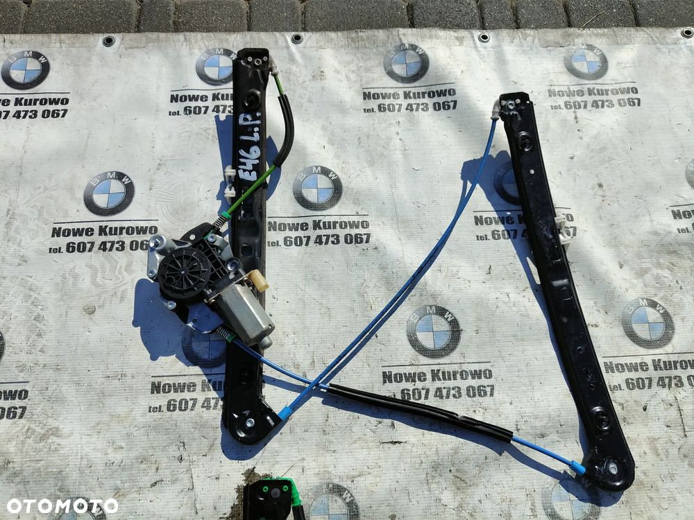 BMW E46 Sedan Kombi Mechanizm podnośnik szyby lewy przedni przód - 3