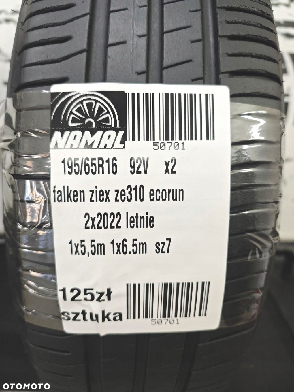 195/65R16 falken 2022 opony letnie 6,5mm 50701 - 9