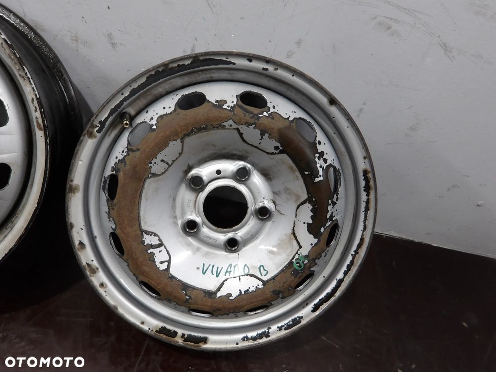 FELGI STALOWE STALÓWKI OPEL VIVARO B TRAFIC 5X108 R16 6J ET50 - 5