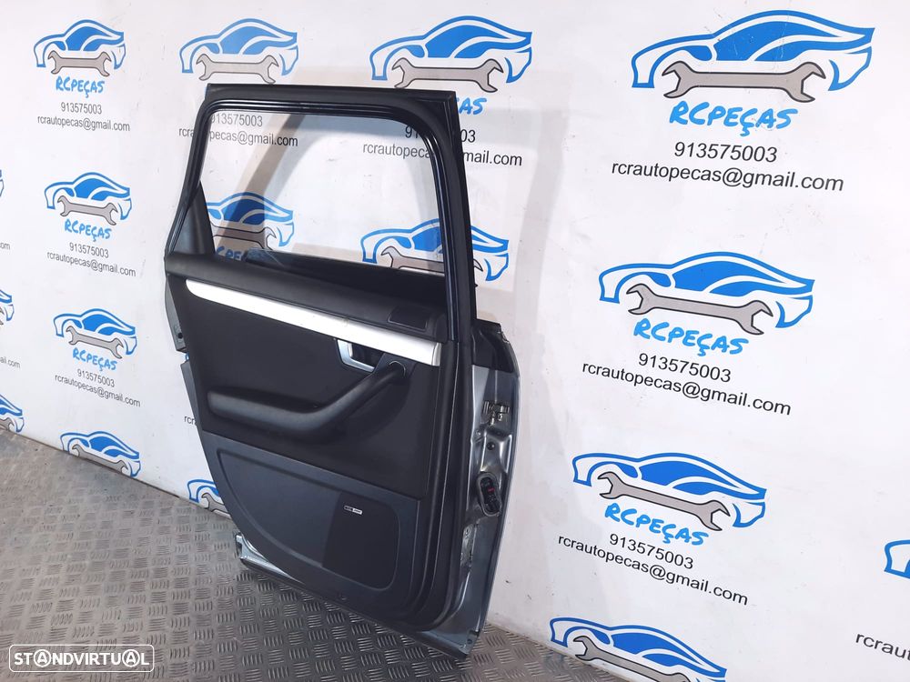 PORTA PORTAS TRASEIRA TRÁS ESQUERDA AUDI A4 B7 SLINE AVANT CARRINHA 8E0833051J 8E0833051 FECHO ELEVADOR MOTOR PUXADOR VIDRO - 5