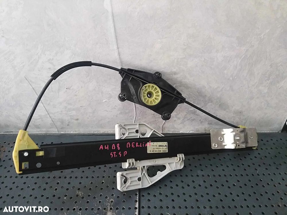 Macara geam electric stanga spate audi a4 b8 8k 8k0839461a - 1