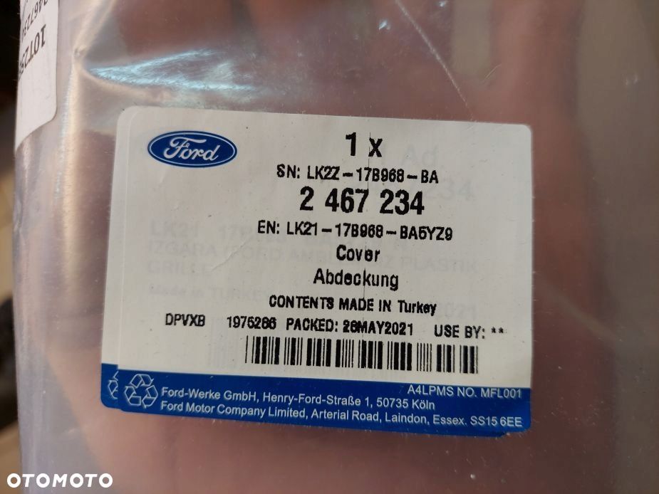 GRILL ATRAPA NOWA OE FORD CUSTOM 2467234 - 7