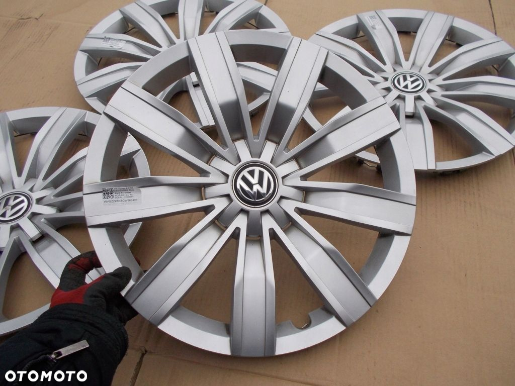 4x Kołpaki 17 VW Tiguan II Passat Golf Jetta Touran Caddy / oryginał - 11