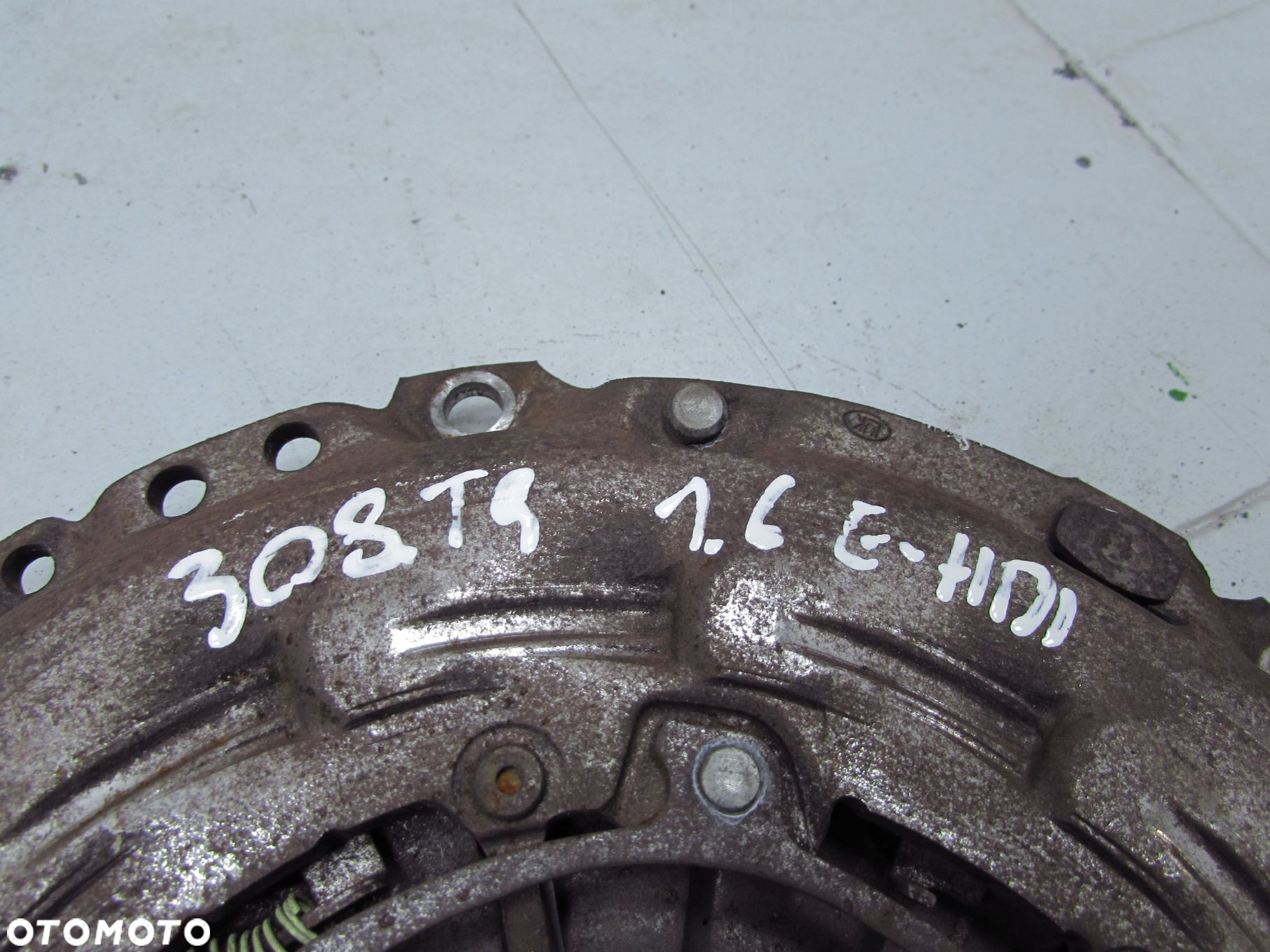 VOLVO PEUGEOT 1.6 D2 E-HDI 09-16 SPRZEGLO KOLO DWUMASOWE TARCZA 7MM DOCISK 9675022680 - 16