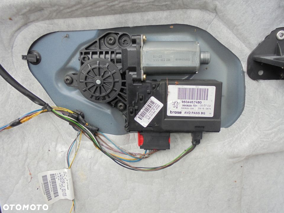 MECHANIZM PODNOSNIK  SZYB PRAWY LEWY PRZOD PEUGEOT 307 SW - 5
