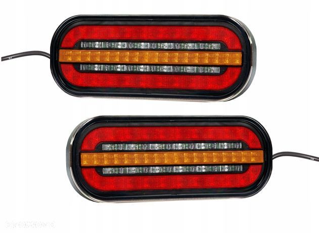 2x Lampa zespolona tylna LED laweta przyczepka - 1