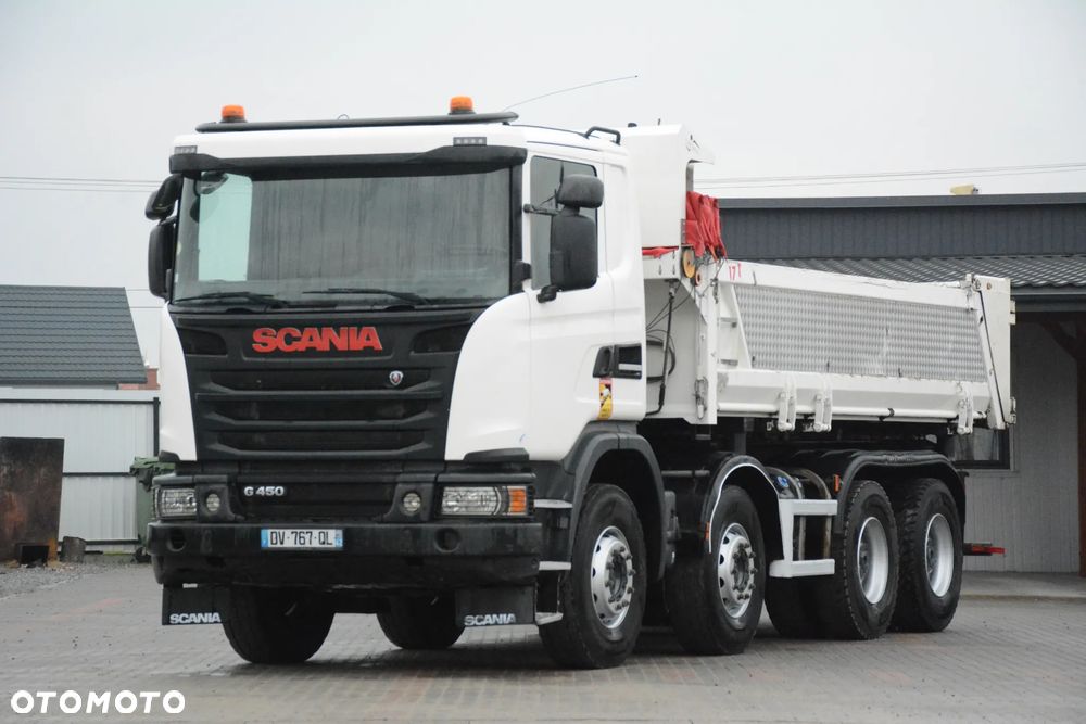 Scania G450 / 8x4 / 2015r. / Retarder / Hydroburta / Niski przebieg / Duża ładowność / Bardzo dobry stan - 8