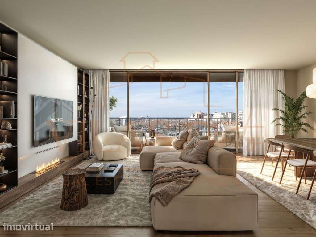 APT T1 de Luxo Novo -Edifício 'MENERES 777' - Matosinhos Sul - Grande imagem: 4/49