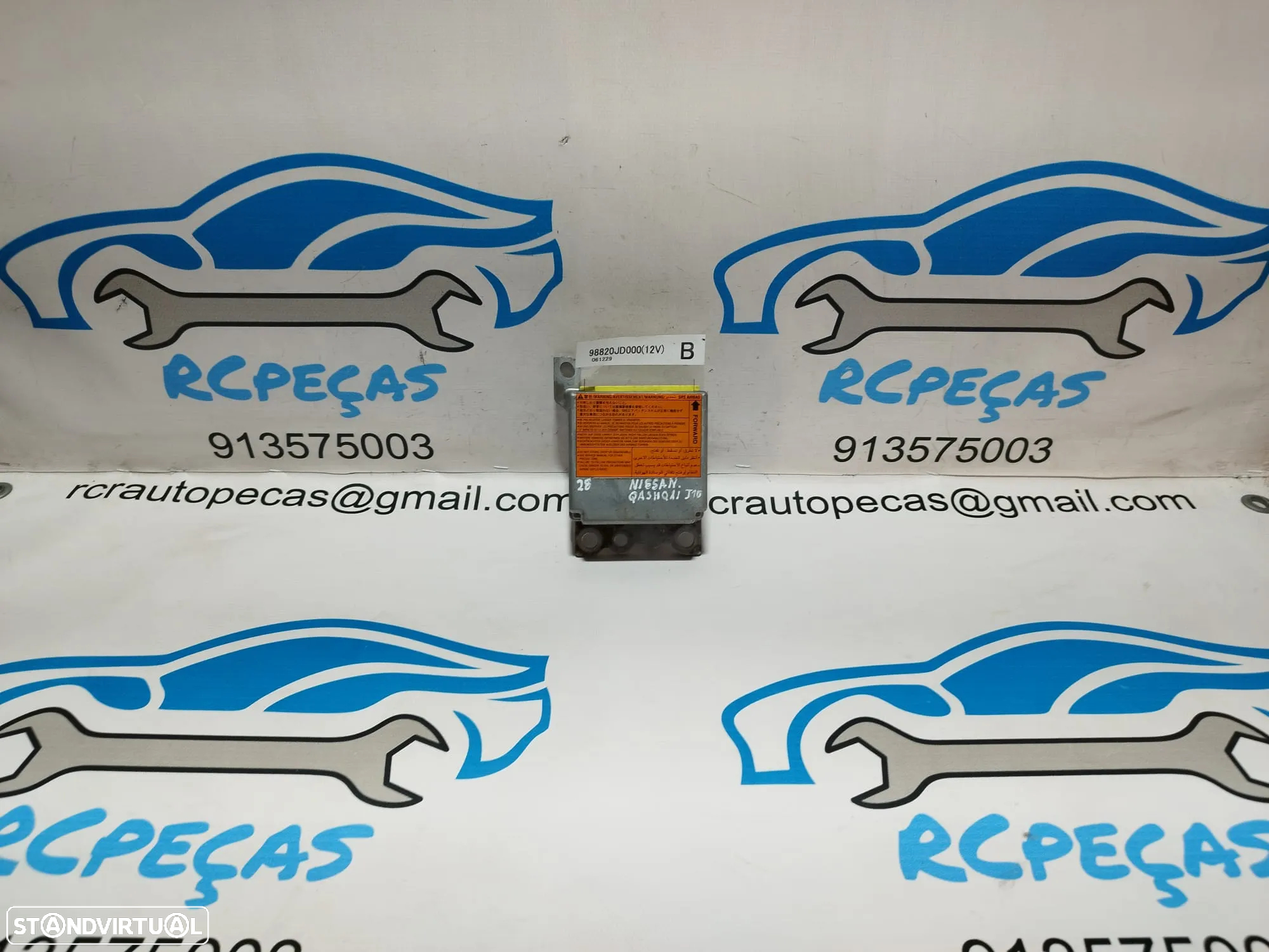 MODULO SWITCH COMANDO CENTRALINA AIRBAG 98820JD000 NISSAN QASHQAI J10 - 2