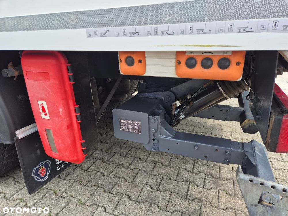 Scania P230 4X2 / KONTENER / OTWIERANY BOK / IDEALNY DO MASZYN I WIERTNIC / WINDA 1500KG / AUTOMAT / BEZWYPADKOWY / 1WŁ. / SERWISOWANY / EURO 5 / DUŻA ŁADOWNOŚĆ / MODEL 14 - 13