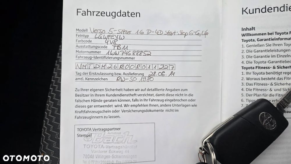 Toyota Verso 1.6 D-4D 7-Sitzer Start/Stop Comfort - 32
