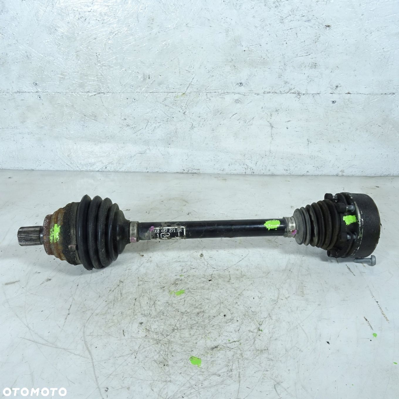 VW JETTA 6 VI 1.4TSI PÓŁOŚ LEWA PRZÓD MANUAL 1K0407271GR - 1