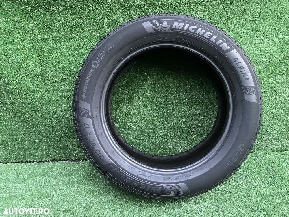 Set 2 anvelope iarna Michelin Alpin 6 215 60 R 17 5,1 mm Dot 4121 - 2