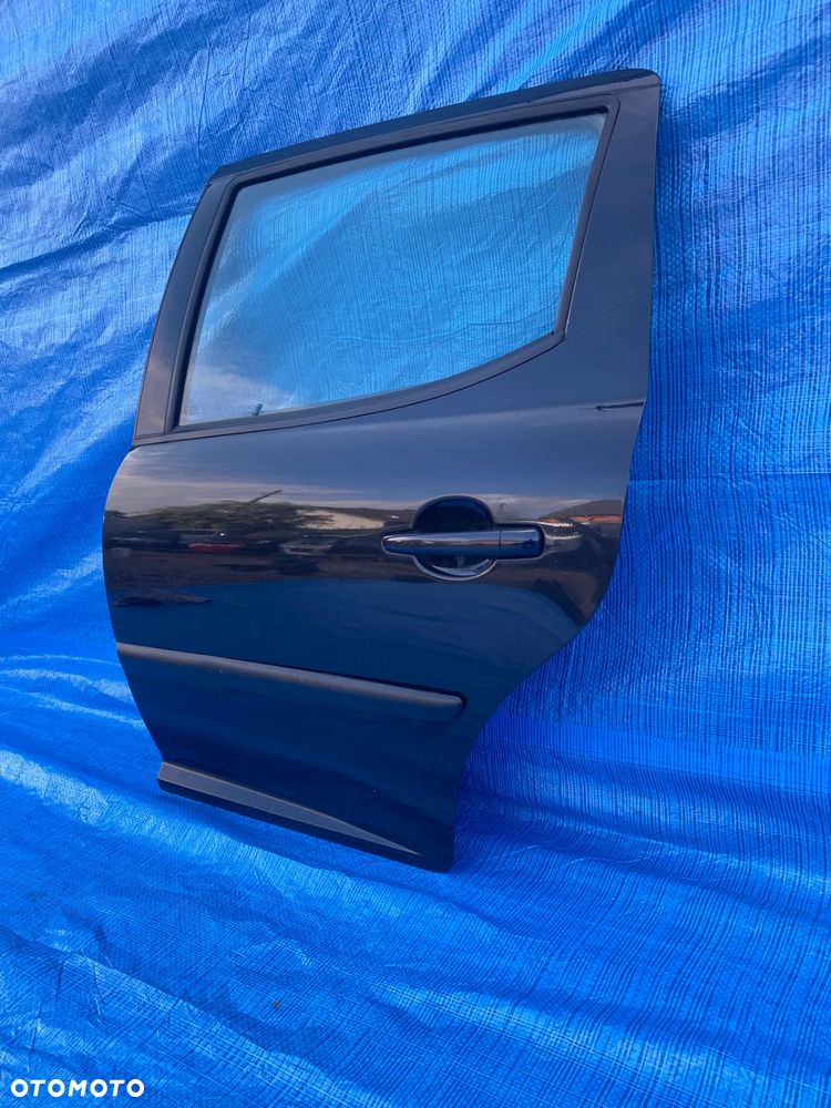 DRZWI LEWE TYŁ TYLNE PEUGEOT 207 SW KOMBI EXL CZARNE - 3