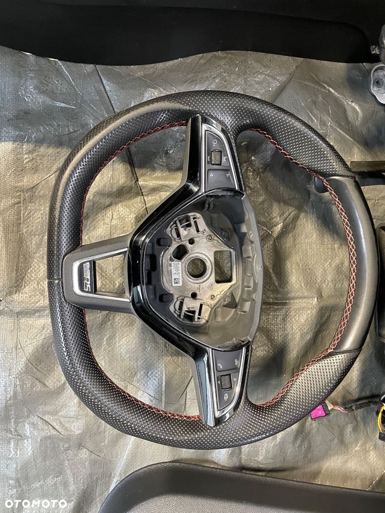 Skoda Octavia III VRS kierownica fotele boczki tunel lewarek kombi fotele kanapa wnętrze podłokietnik boczki KOMPLETNE  WNETRZE - 4