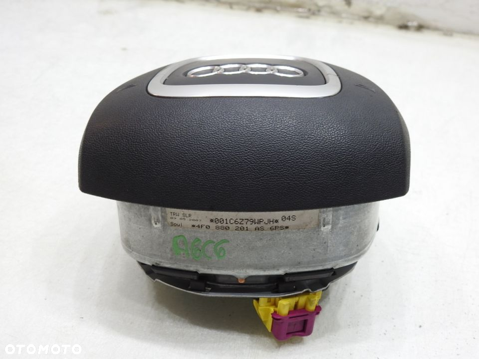 PODUSZKA AIRBAG KIEROWCY AUDI A6 C6 4F0880201AS - 5