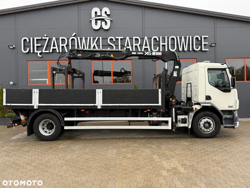 DAF LF CF 55.220 // ANGLIK // skrzynia z żurawiem HIAB 111 B-2 DUO // HDS żuraw dzwig kran Krane - 6