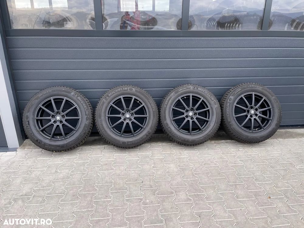 Jante Jaguar I Pace 18 inch cu anvelope iarna Michelin, senzori presiune - 1