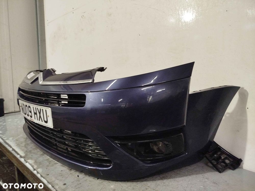 + ZDERZAK PRZÓD PRZEDNI DO CITROEN C4 GRAND PICASSO KENC SZARY POPIELATY HALOGENY - 2