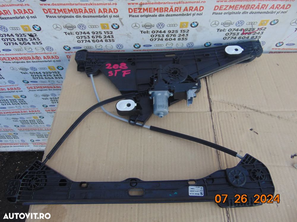Macara geam Peugeot 208 dupa 2019 Opel Corsa F macarale fata spate stanga dreapta - 7
