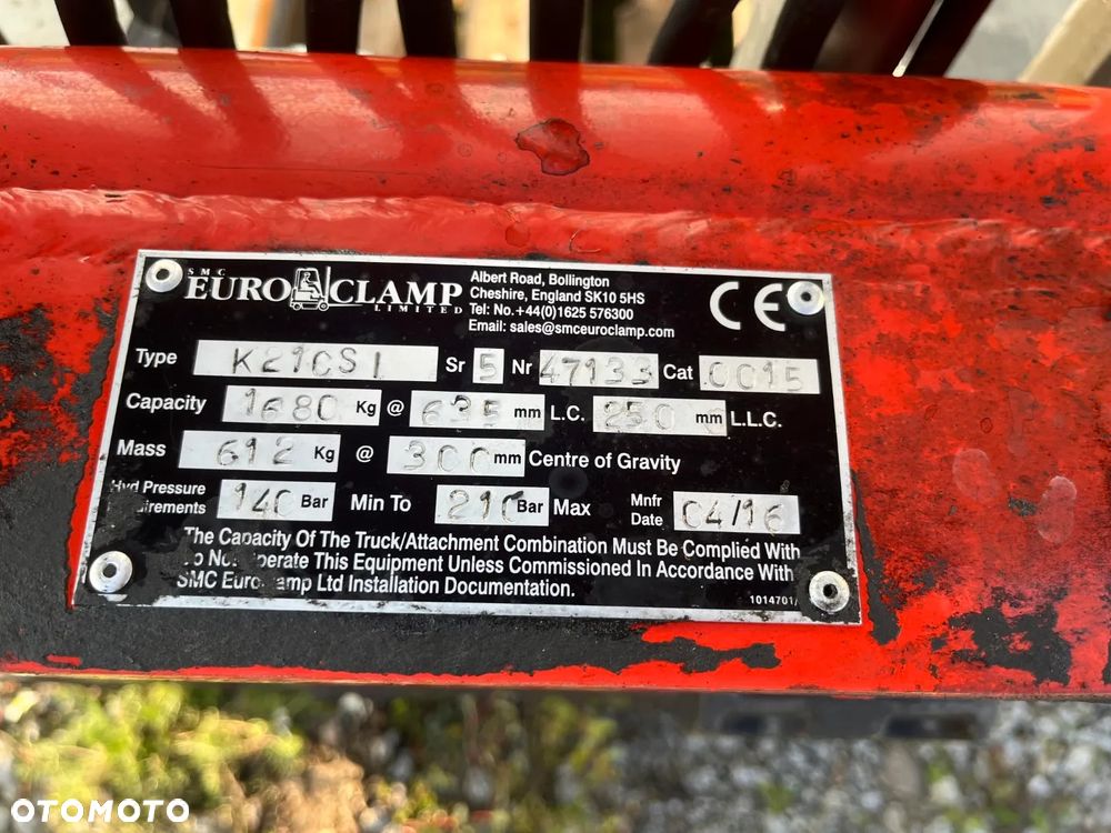 Zacisk do beczek / keg EURO CLAMP K21CSI ID OS1776 - 5