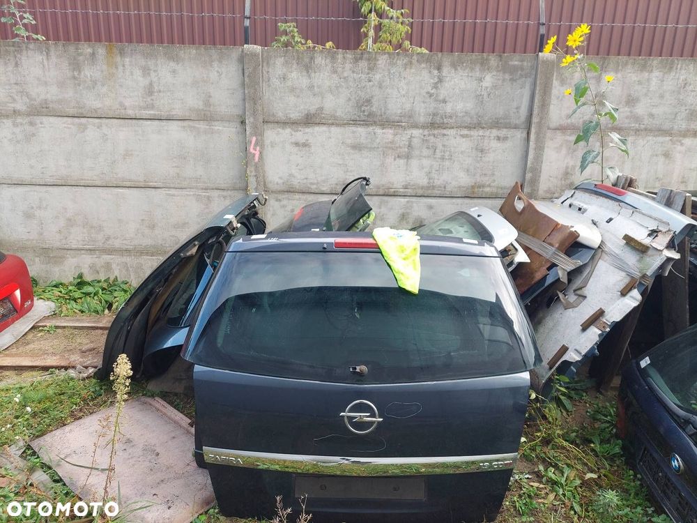 KOMPLETNY TYŁ KLAPA BAGAŻNIKA ZDERZAK TYŁ LAMPY OPEL ZAFIRA B LIFT Z168 - 16