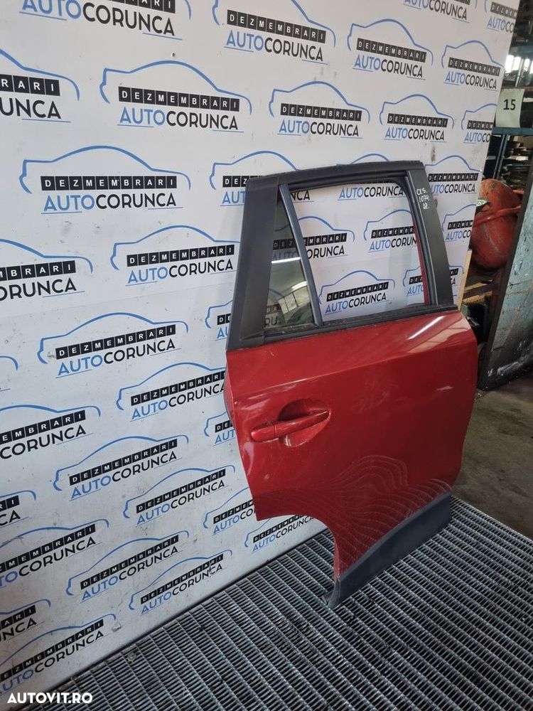 Usa Dreapta Spate Mazda CX - 5 2012 - 2015 SUV 4 Usi Rosu (1074) - 3