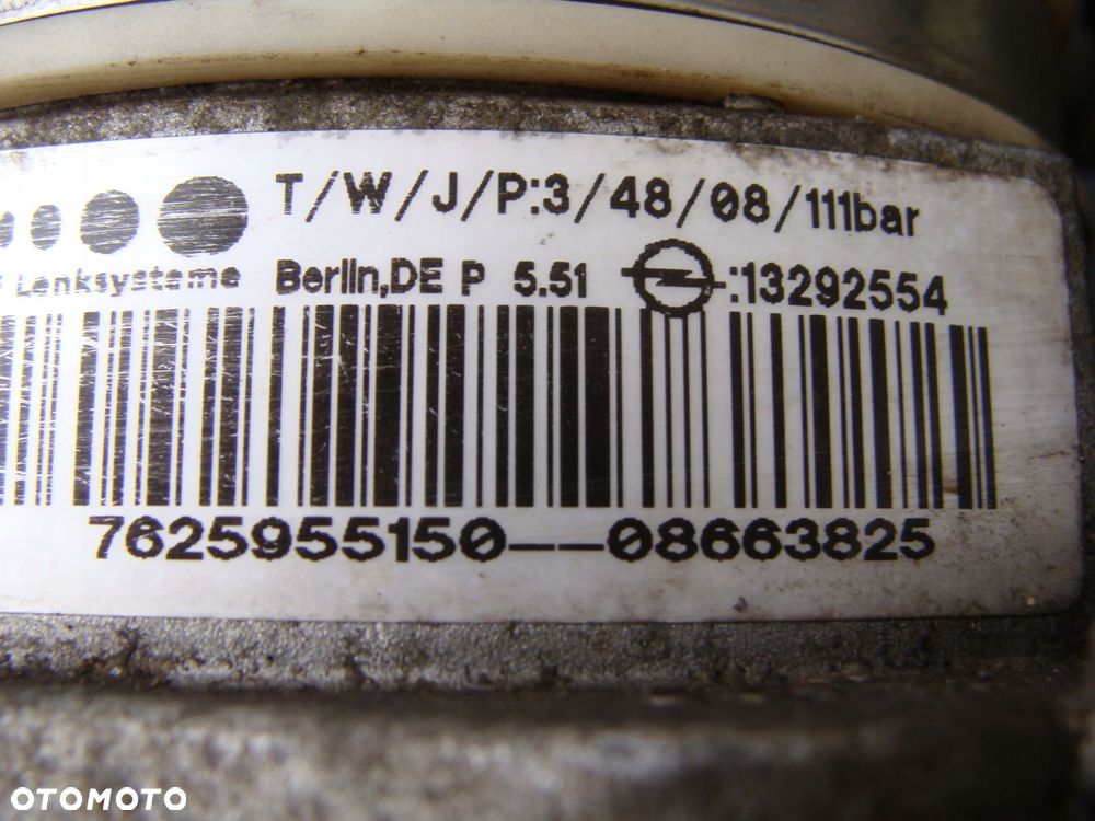 pompa wspomagania opel astra h zafira b 13292554 - 2