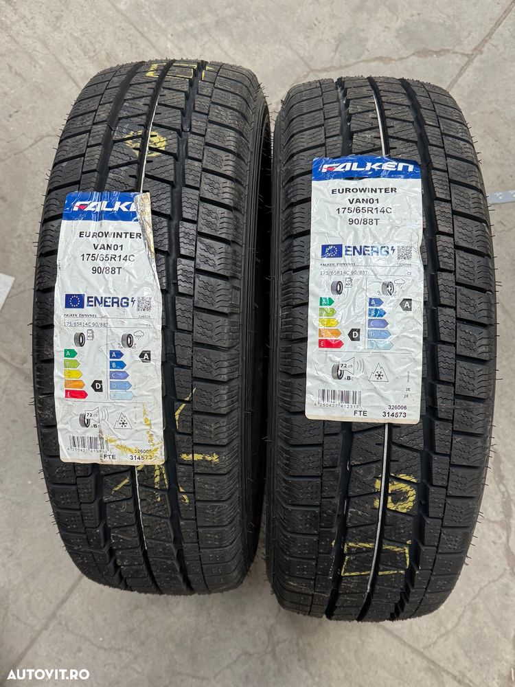 Vând 2 anvelope 175/65/14c falken de iarnă noi - 1