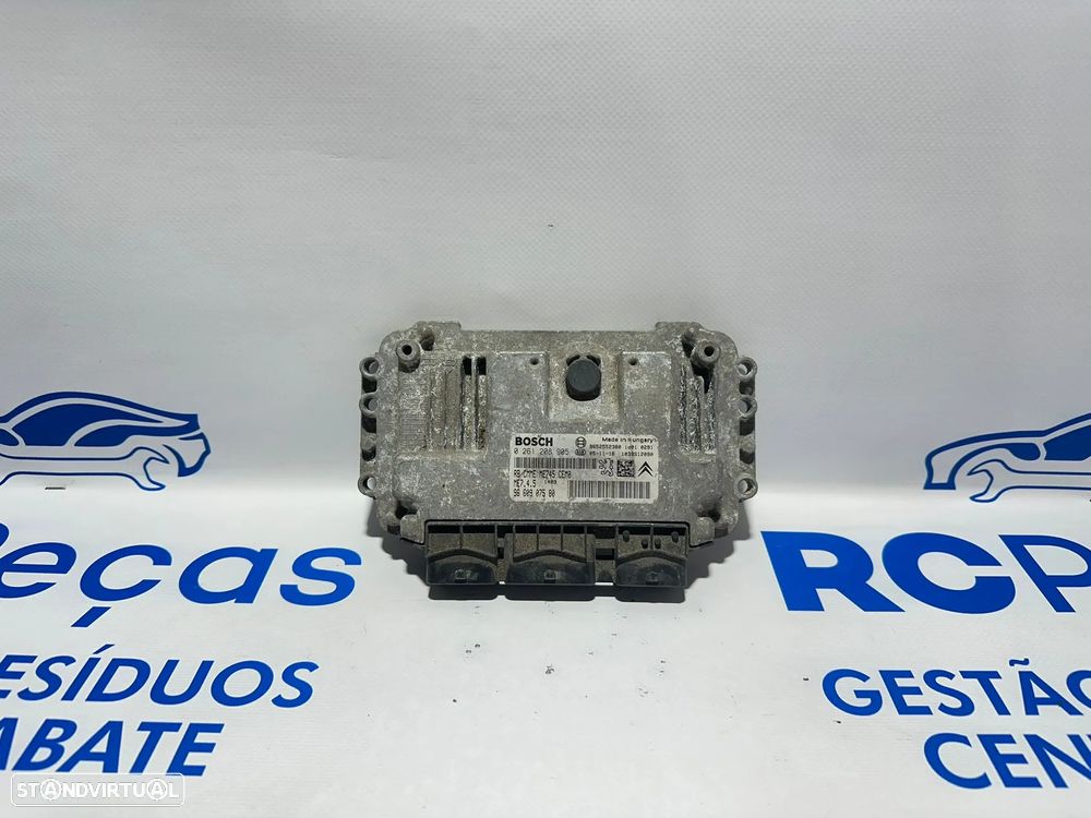 .Centralina Motor Bosch Original PSA Peugeot Citroen NFU 1.6i 16v 9652552380 0261208905 2004 - 2010