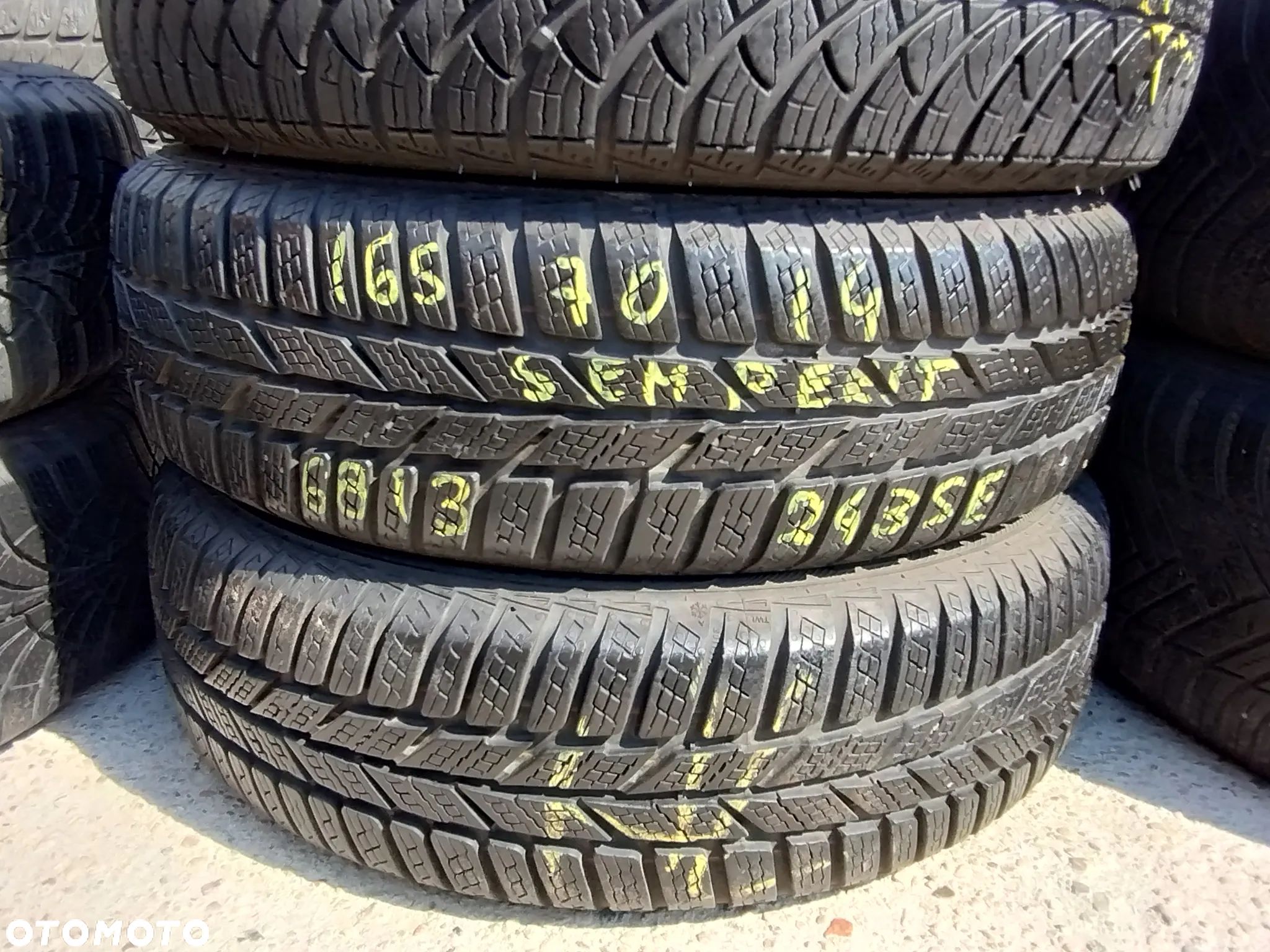 165/70R14 Opony Zimowe Zima SEMPERIT MASTER-GRIP 2 Legnica ALU-RAD 6,5mm 165/70 - 1