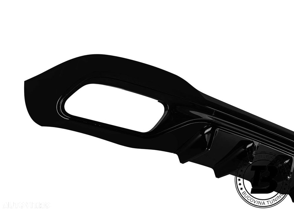Difuzor Bara Spate cu Ornamente compatibil cu Mercedes C Class W206 C63 Design - 9