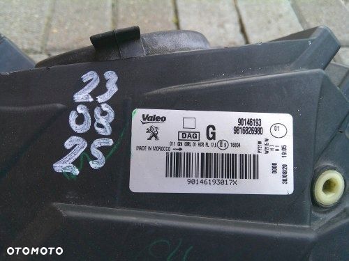 LAMPA PRZEDNIA LEWA PEUGEOT PARTNER IV RIFTER 9816826980 ORYGINAŁ - 11