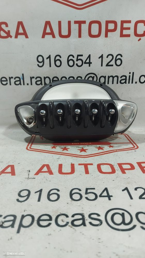 Plafonier Luz Luzes Interior Teto Tejadilho Frente Frontal Central Mini Cabrio R57 Original - 1