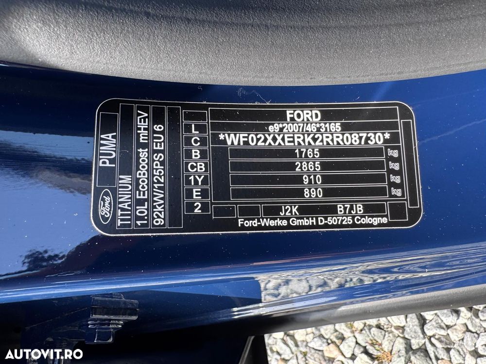 Ford Puma 1.0 EcoBoost MHEV Titanium - 5