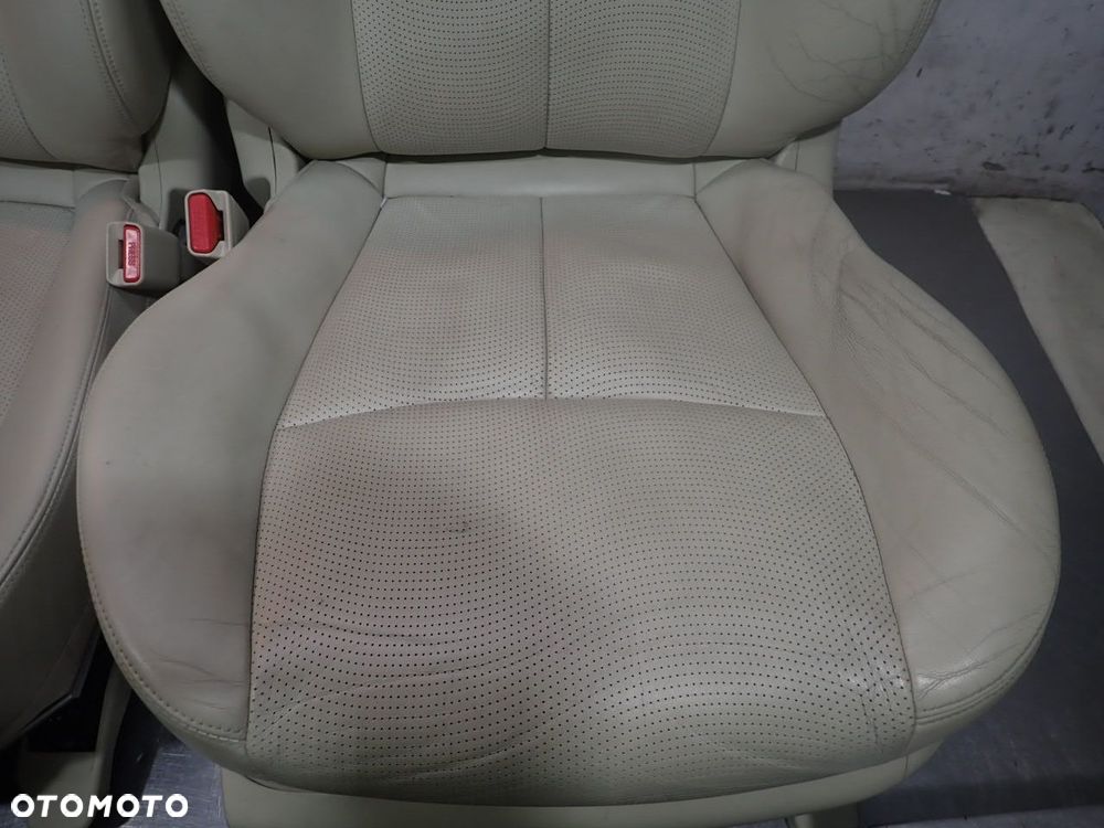 FOTELE KOMPLET BOCZKI INFINITI M37X JASNA SKÓRA - 8