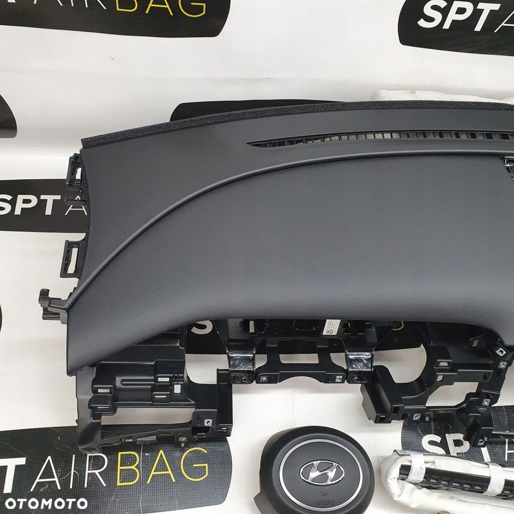 HYUNDAI TUCSON IV 4 DESKA ROZDZIELCZA KONSOLA KOKPIT PULPIT PODUSZKI AIRBAG AIR BAG PASY KIT SET - 2