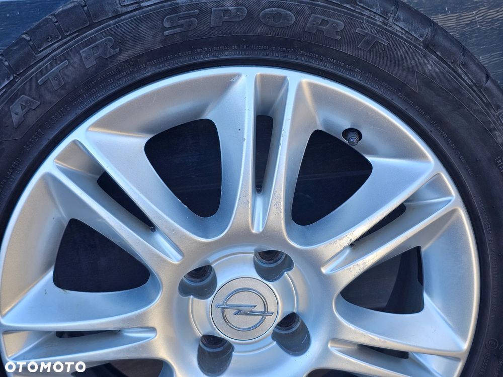 KOŁA FELGI ALUMINIOWE OPONY LETNIE OPEL CORSA D ASTRA H G MERIVA A 195/55/16 R 16 ET40 4X100 - 4