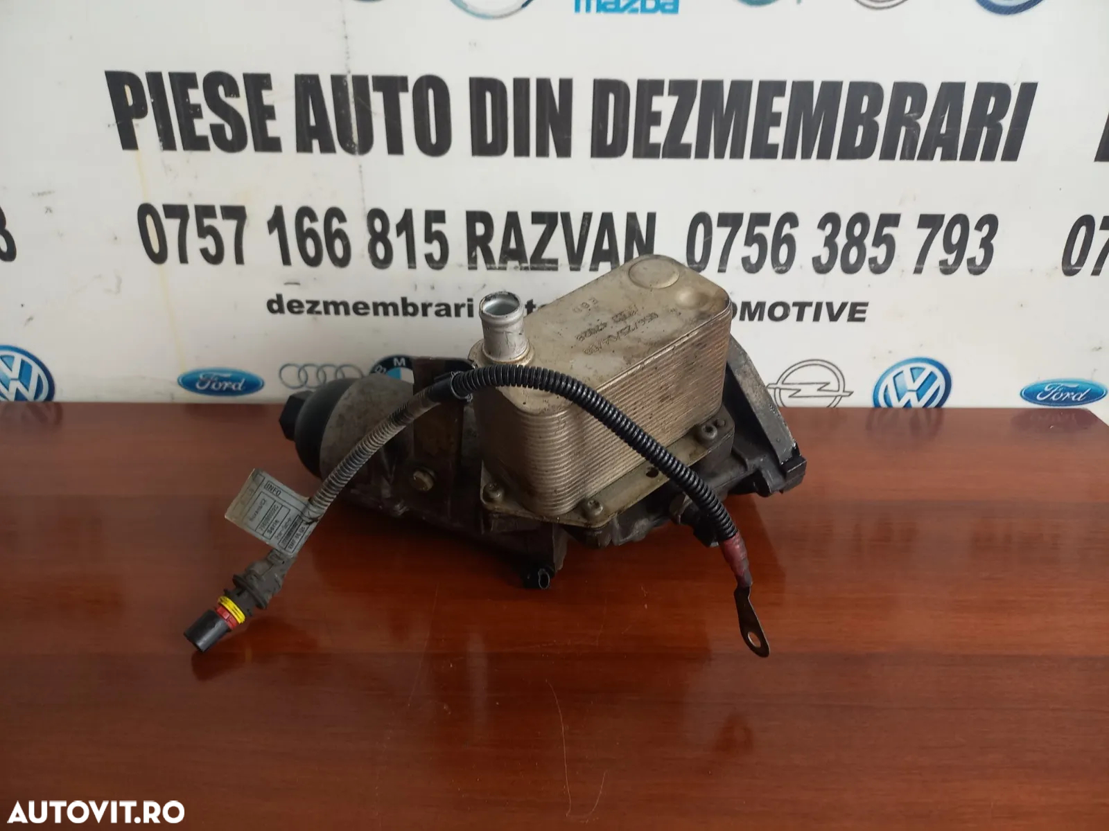 Carcasa Suport Filtru Ulei Termoflot  Bmw E60 E61 E70 E71 E90 E91 X5 X6 3.0 Diesel Cod - Dezmembrar - 3