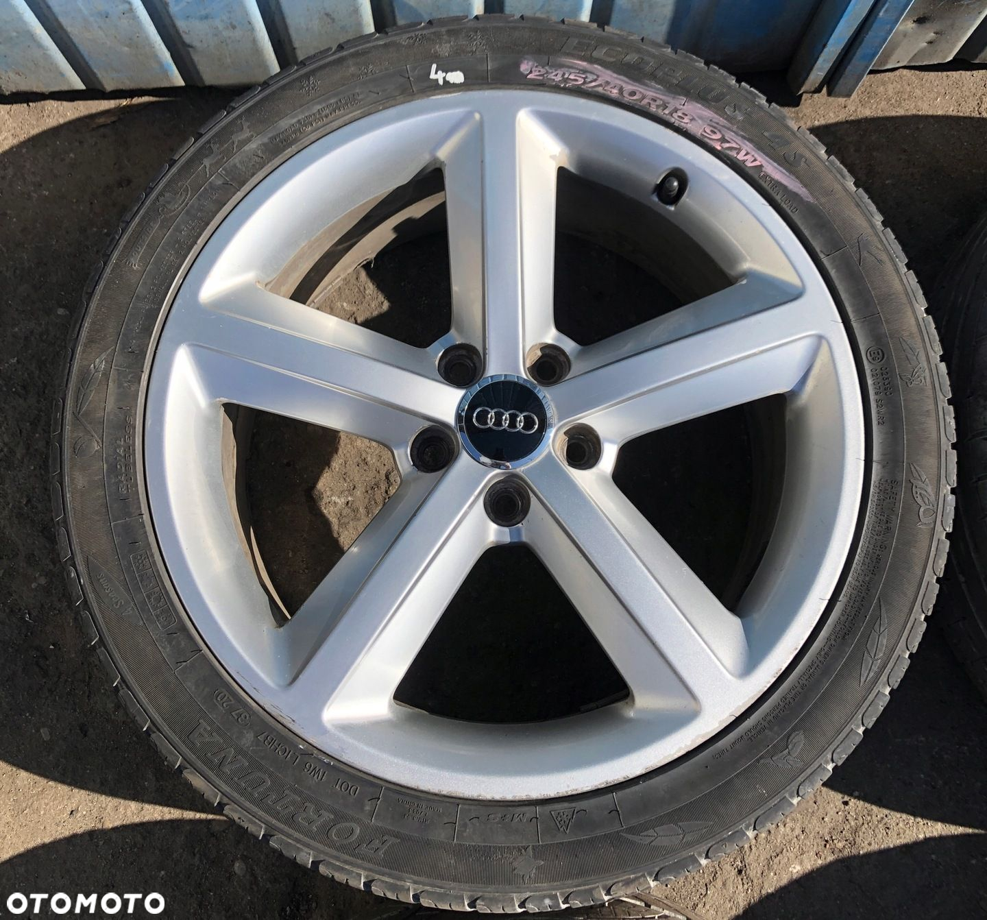 FELGI AUDI RONAL ORYGINAŁ 8Jx18H2 ET47 8K0601025Q - 2