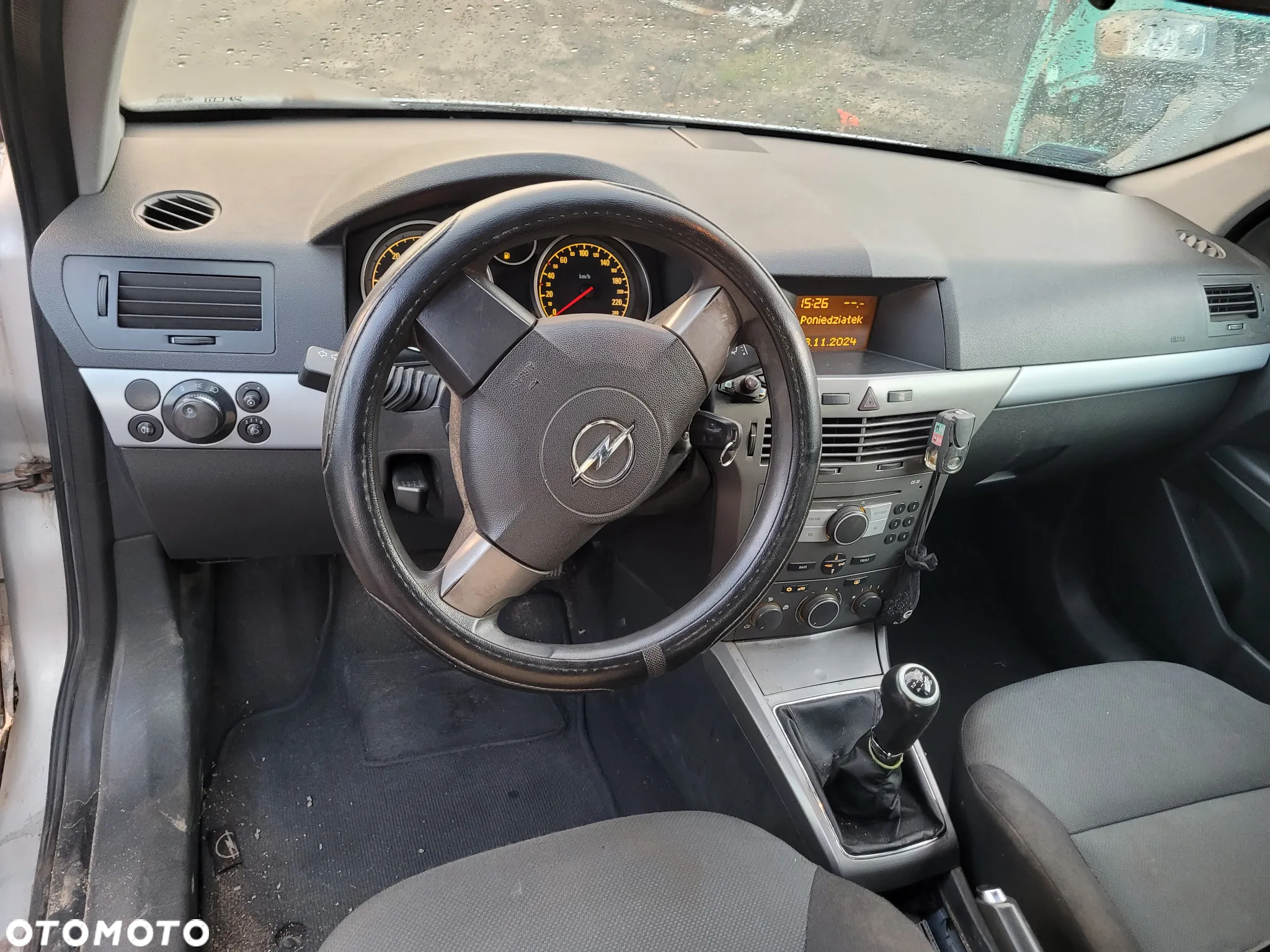 OPEL ASTRA H KOMBI fotel fotele kanapa deska kokpit podsufitka boczek boczki klamka podłokietnik licznik prędkościomierz - 2